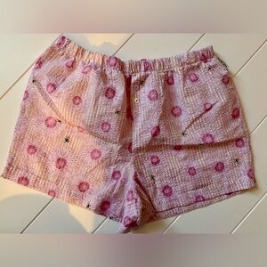 Rae Dunn Pink Floral Women Shorts